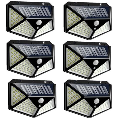 100LED Solar Light IP65 Waterproof Outdoor - 6 Pack