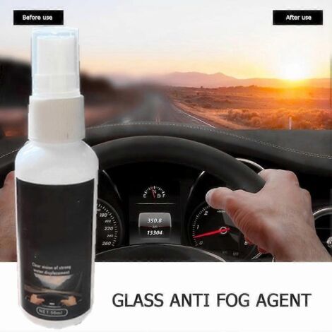 100ml Anti-buée vitre auto, spray antibuée pare-brise, nettoyant vitre voiture, accessoires auto, désembuage rapide, anti fog sans trace, protection longue durée.