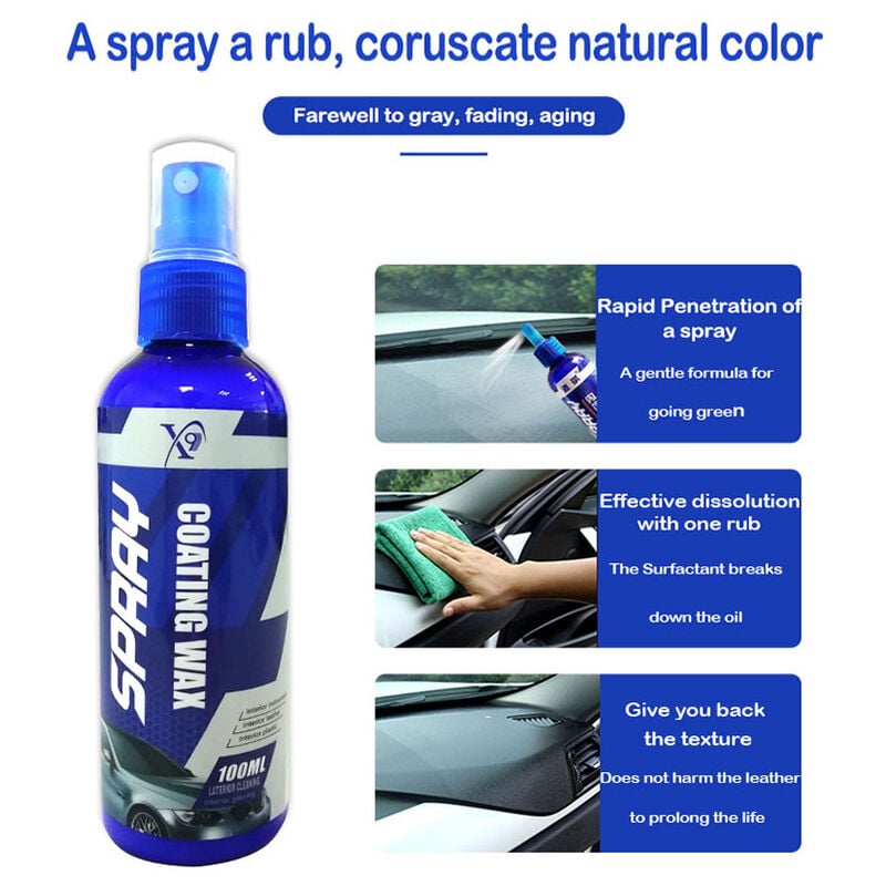100ml Auto Auto Innen Kunststoff Dashboard Wachsen innen leder Gewidmet Sanierung Mittel Reiniger Auto Zubehör | 04537365616639