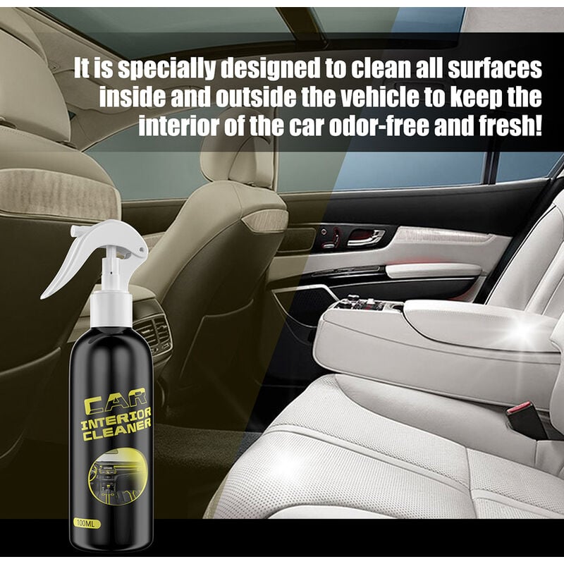 100ml Auto Lenkrad Dashboard Reiniger Auto Innen Kunststoff Restaurator Mittel Super Glanz Nicht-fettig Anhaltende Halten Glanz,CHINA | 04537365611474