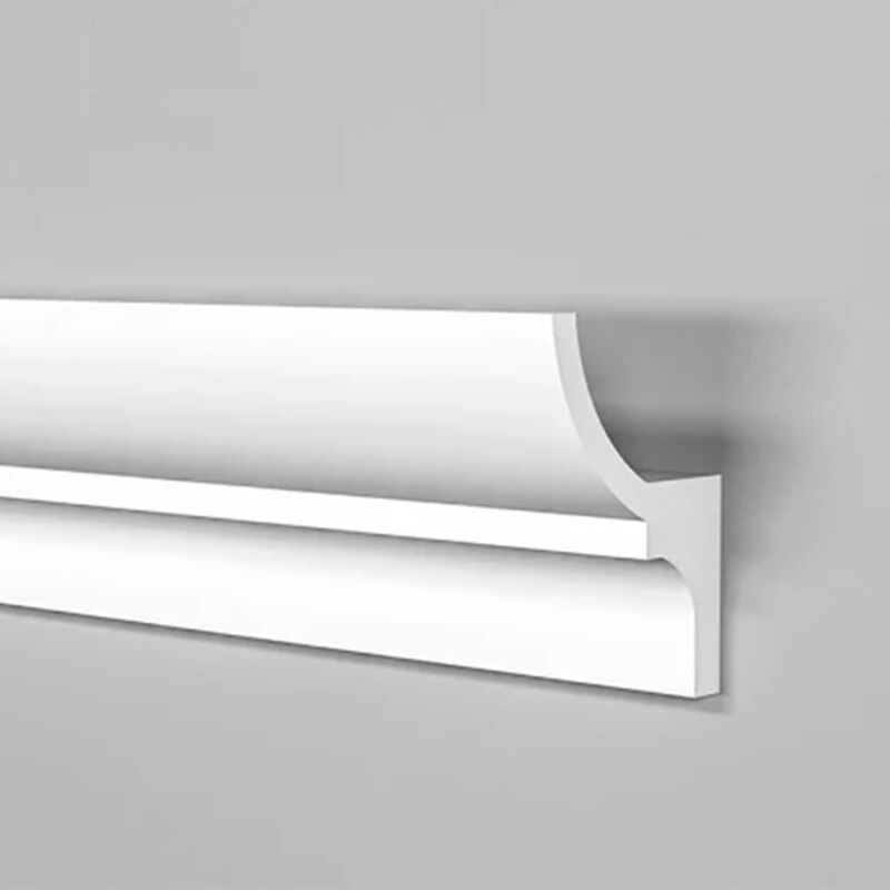 100ml di CORNICE A SOFFITTO con predisposizione LED 40x70x2000mm in POLIMERI - Polistrutturato