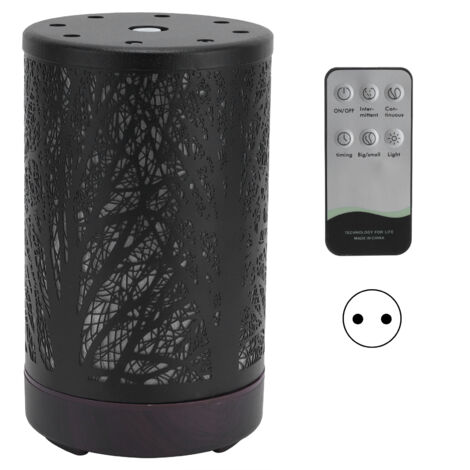 100ml Diffuseur d'Aromathérapie avec Télécommande et Veilleuse pour Maison Bureau 100-240V EU