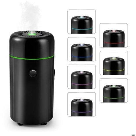 100ml Diffuseur D'Huiles Essentielles, Humidificateur à Brume FraîChe avec Minuterie, Veilleuse et ArrêT Automatique, USB Portable