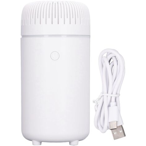 100ml Diffuseur d'Huiles Essentielles Portable - Humidificateur d'Air Personnel pour Voiture et Bureau - Brumisateur Frais Blanc Compact