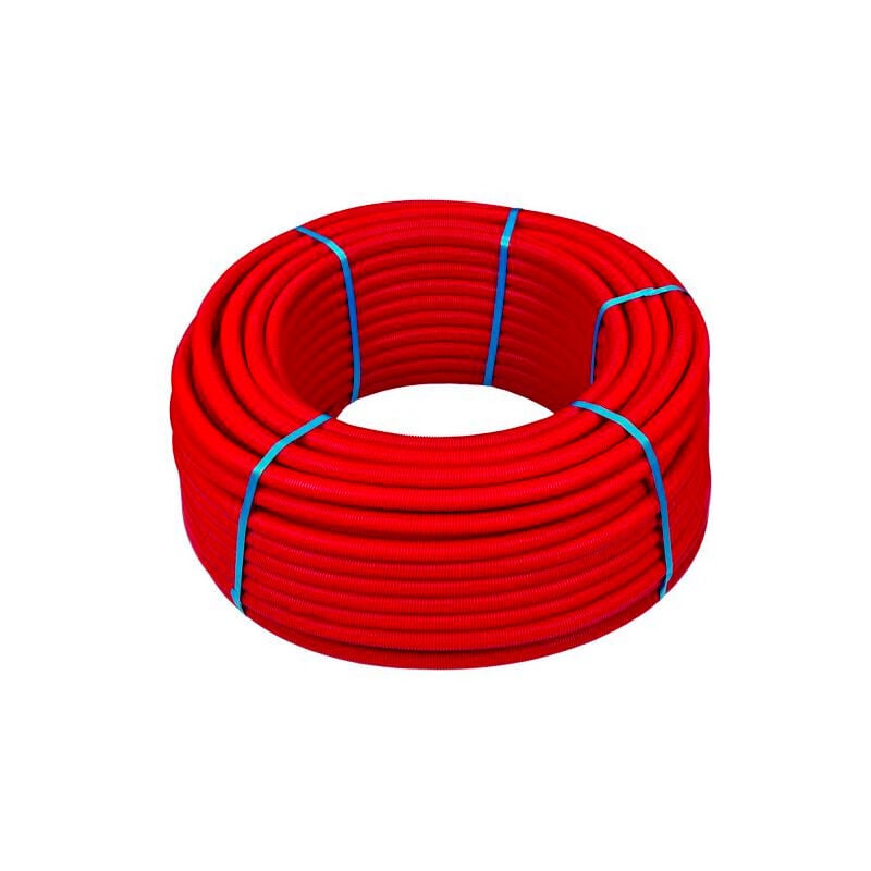 Henco - 50ml multicouche gainé rouge 10bar-95°-Alu 0,2mm-Ø20x2.0