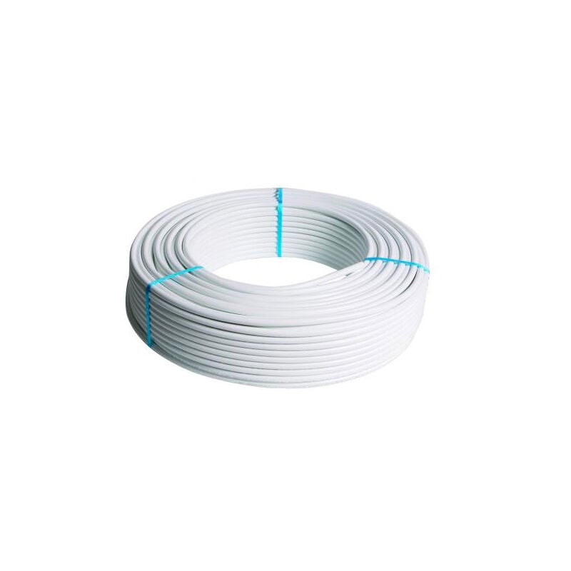 Henco - Tube multicouche nu blanc Ø32, en couronne de 50m
