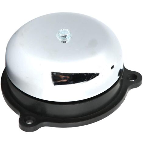 100mm 4in anneau électrique temps cloche sans étincelle signal d'alarme en acier inoxydable cloche électrique maison sonnettes de grève interne pour les agences d'usine scolaire(220V)