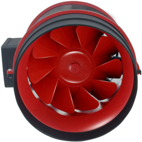 100mm Aérateur Extracteur d'air de Conduit Ventilateur Axial de Gaine 310m³/h