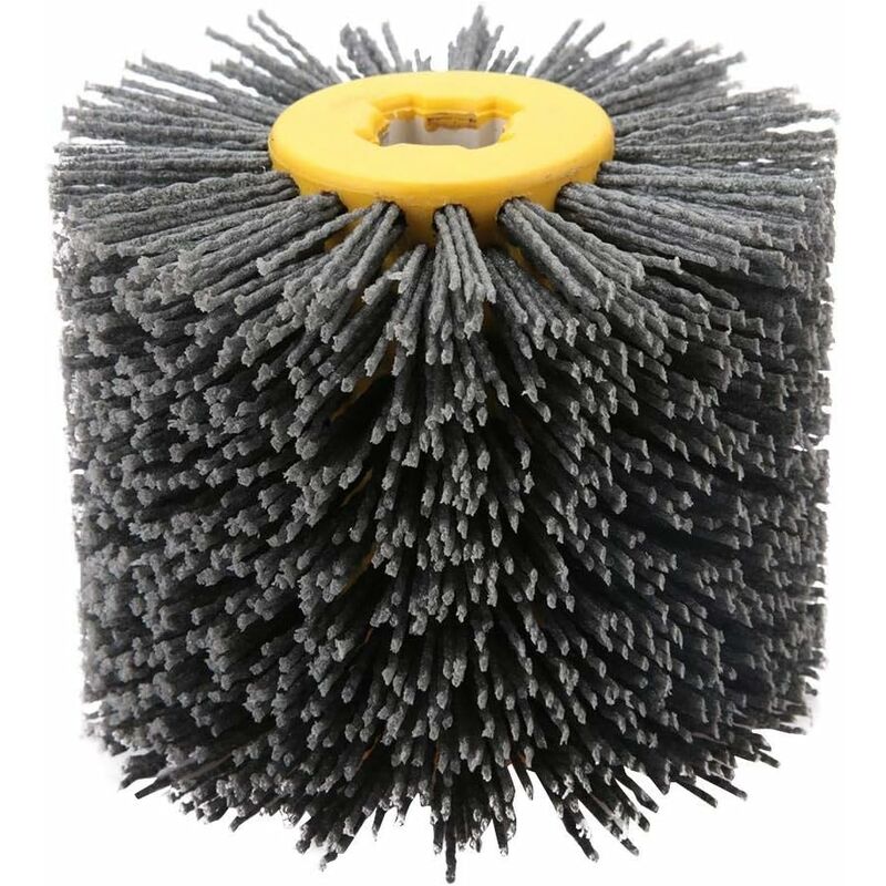 Héloise - 100mm Deburring, Abrasive Roller, Abrasive Wire, Wire Brush, Round Wheel, Grinding Polishing Head, Furniture Tool, Grinder, Carving