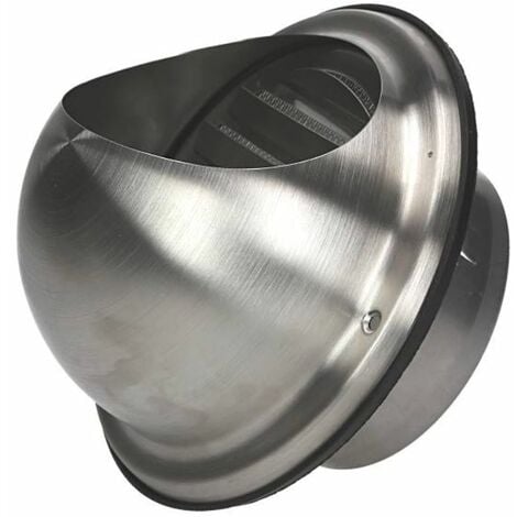 Grille extérieure aluminium circulaire GAC pas d'aillettes 20 mm