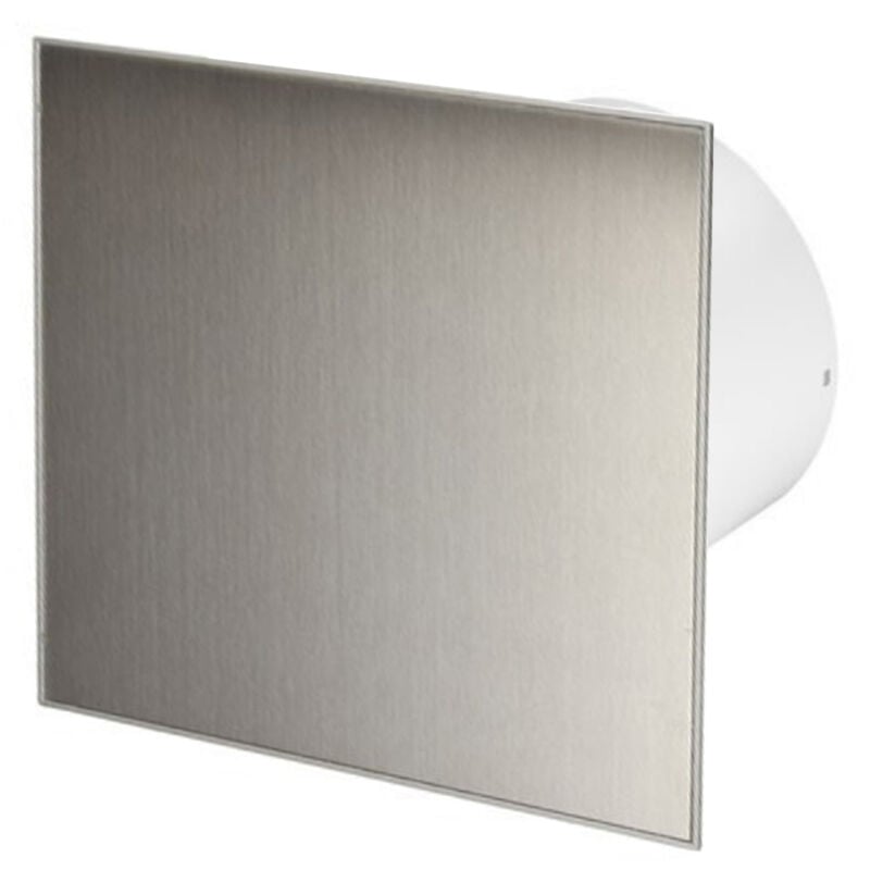 Ventilateur salle de bain avec capteur d'humidité 100mm Inox trax