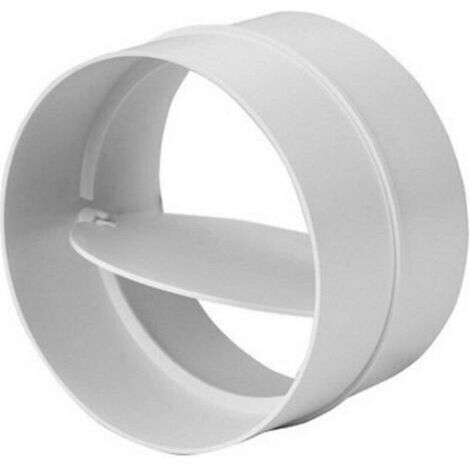 Ø 100mm Raccord avec clapet anti-retour Tuyau de ventilation rond Ø 100mm