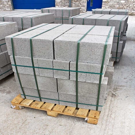 AUTRES 100mm Solid Dense 7.3N Concrete Block - Pack of 72