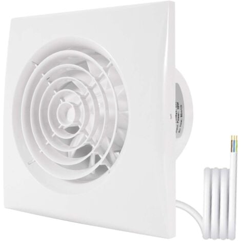 ODIPIE 100mm Ventilateur Extracteur d'air pour Salle de Bain - Aérateur de Gaine Mural Plafond