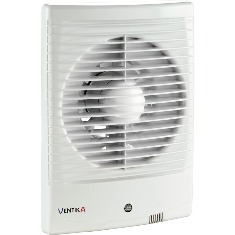 Ventika - Ventilateur de salle de bain axial rectangulaire Forte 100 mm, version minuterie