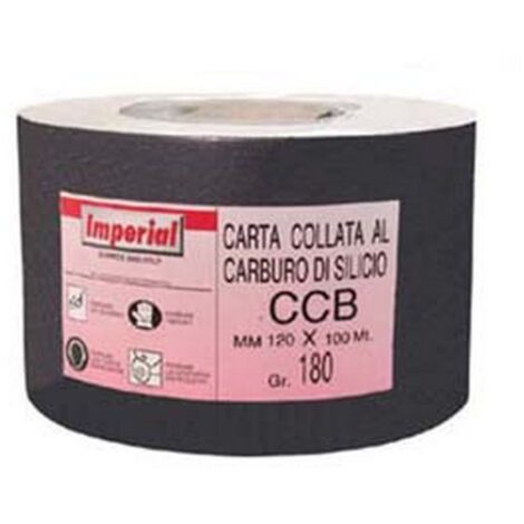 100MT CARTA AL CARBURO DI SILICIO CCB - grana 180