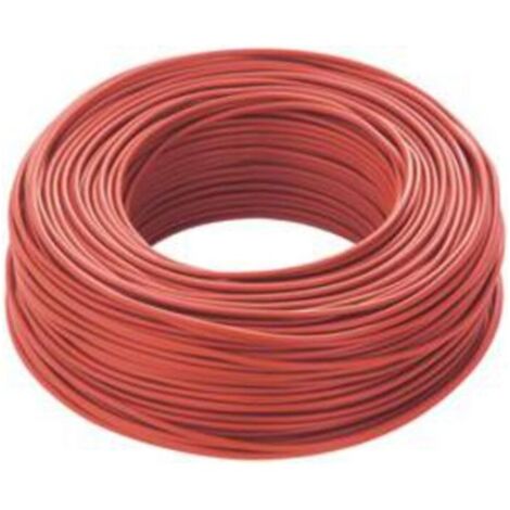 100MT CAVO ELETTRICO UNIPOLARE SEZIONE 1,5 ROSSO