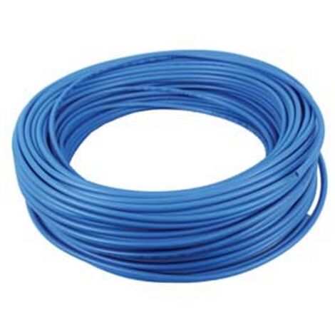 100MT TUBO COMPRESSORE POLIURETANO AZZURRO  mm8x5,5 mt100 pressione esercizio