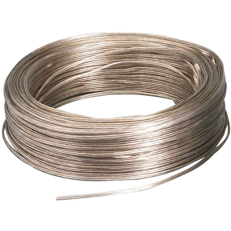 

Carrete de 100 m. cable paralelo audio transparente 2x0,75mm2 ( 0900008-T) - F-bright