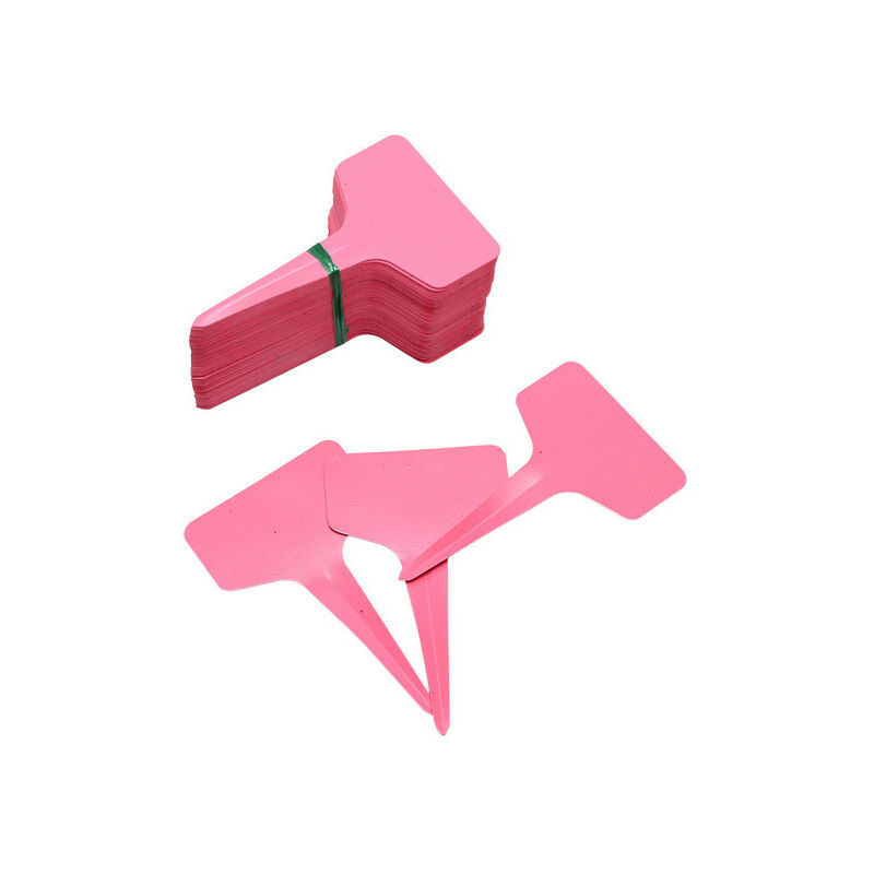 100PC Plastica Vegetale di tipo T Tags Giardino