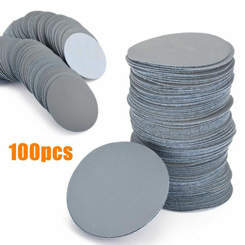 100pcs 3 inch 75mm Round Sanding Discs Dry Sandpaper for Sanding Disc Cleaning Tools