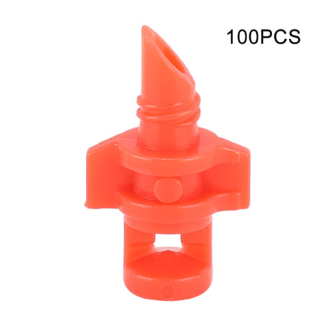 100Pcs 360° Micro Garden Water Sprayer Misting Nozzle Refraction Atomize Sprinkler