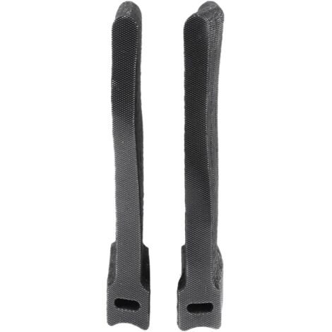 100PCS Attaches Velcro Rallonge Réutilisable pour Câbles - Organisateur Fils Bureau Maison Centre Données Noir