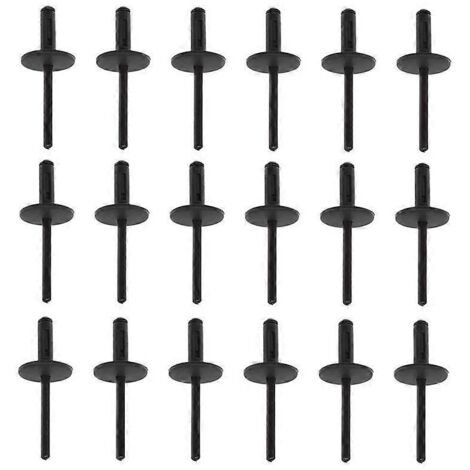 100Pcs Bumper 6mm Hole Rivets Fasteners for Inside Decor--