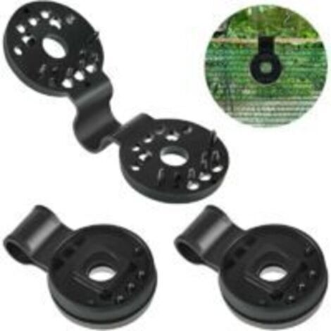 100pcs Clip de Fixation Robuste Pratique Pour Brise Vue Tissu Pare-soleil en Serre