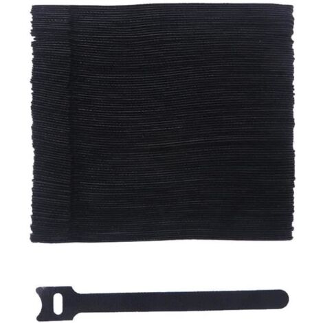 100PCS colliers serre câbles, Attache Cable, Ruban serre-câble réutilisable, découper à la longueur, découpe facile pour Cordes A292