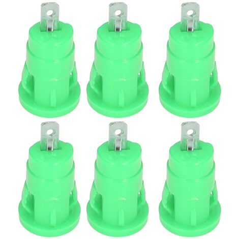 100Pcs Connecteur Banane 4mm Sécurisé à Visser, Borne à Anneau Nickelé en Cuivre pour Câbles, Adaptateur Vert