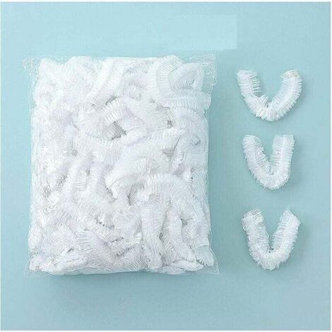 100PCS couvercles alimentaires transparent plastique éLastiques couvercle alimentaire extensible film etirable alimentaire reutilisable protéger les légumes fruit rangement frigo,