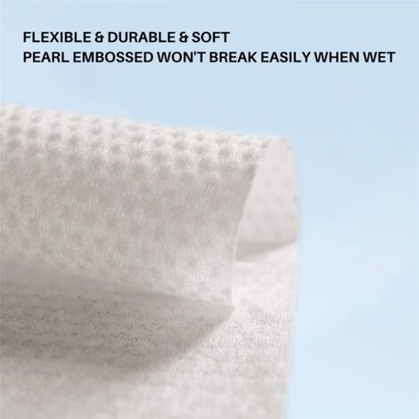 100PCS Disposable Wash Face Towel, Clean Make of Cotton, Remove Makeup Tissue