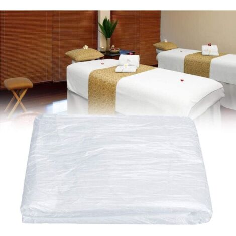 100pcs Draps de Lit Jetables pour Spa, Couverture de Massage, Draps Cosmétiques pour Salon de Beauté