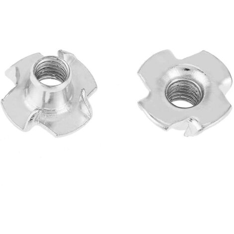 100Pcs Ecrou à Griffes M8 Ecrou en T pour Meubles de Travail du Bois Roches d'Escalade(M8)