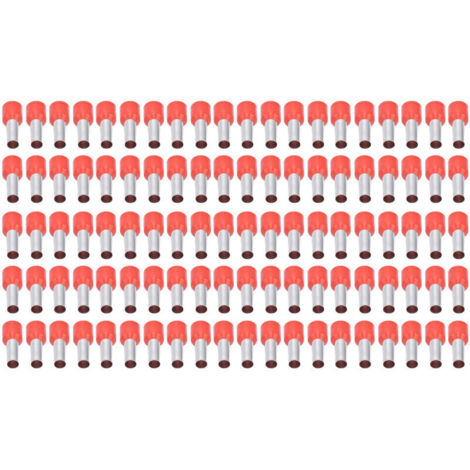 100PCS Embouts à Coudes Isolés en Cuivre pour Câbles 8AWG, Connecteurs à sertir E10‑12