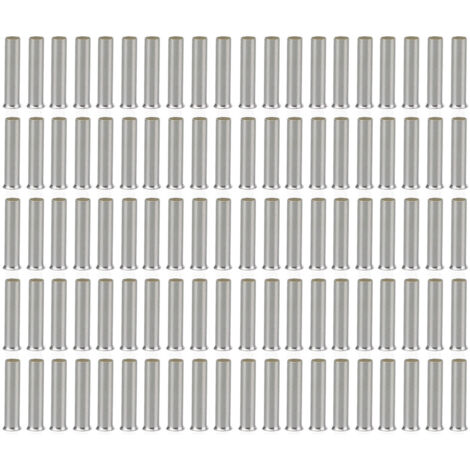 100PCS Embouts de Câble Étains pour Câble Électrique 6mm² - Connecteurs à Pince pour Fils en Cuivre