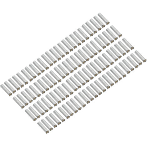 100PCS Embouts de Câble Étains pour Câble Électrique 6mm² - Connecteurs à Pince pour Fils en Cuivre