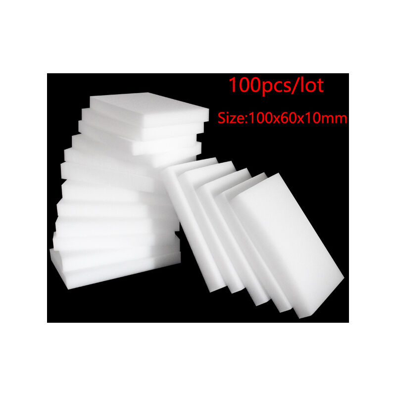 100pcs gomma spugna magica melamina spugna