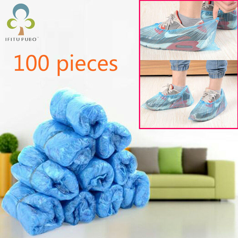 100Pcs Impermeabile di Plastica Usa e Getta Scarpa...
