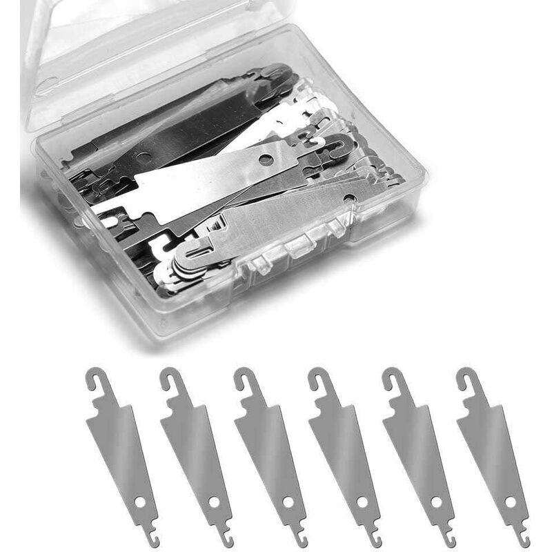 100Pcs Infila Aghi in Acciaio Inox Ricamo Punto