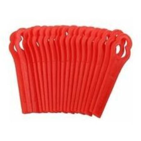 100Pcs Lames de Rechange Coupe Bordure LIDL,Gros Trou 12mm,Petit Trou 7mm