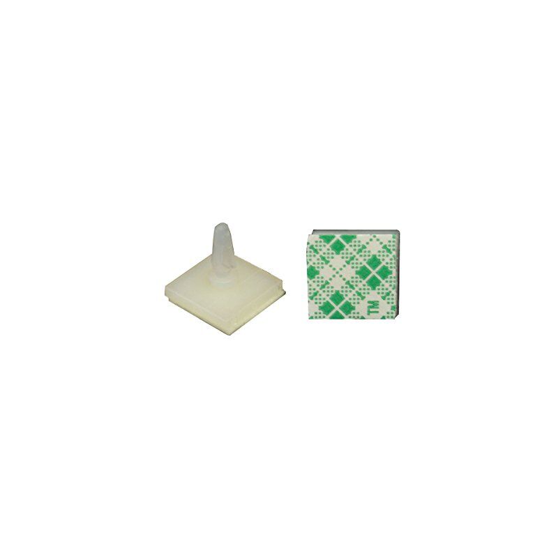 100Pcs Nylon Plastique Adhésif Spacer Entretoise Verrouillage Snap-In Posts Clips Fixes ASS-6