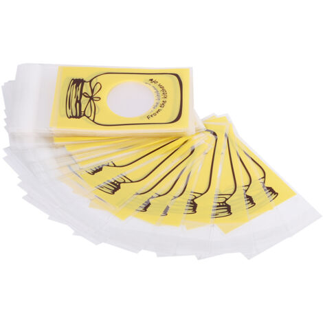 100pcs/Pack Lovely Plastic Candy Biscuit Cookies Gift Packaging Bag Party Supplies (Yellow)