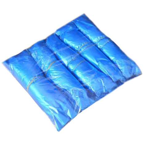 100PCS/Pack Plastic Arm Sleeves Disposable Arm Protective Guard Sleeve Covers Blue