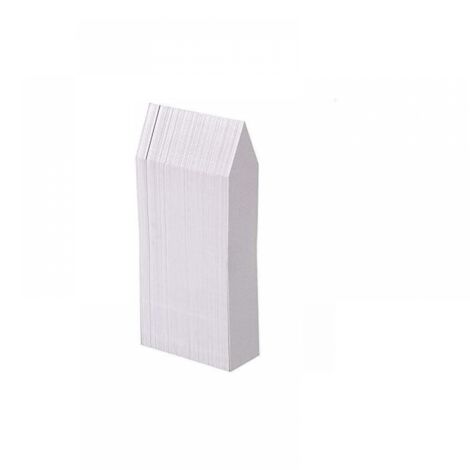 100pcs Plastic Plant Label, White Plastic Garden Tag 10x2cm