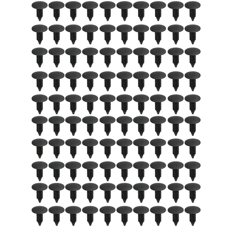 Image of 100 pezzi bottoni a pressione in plastica chiusure della pelle salice spinato chiodi rivestimento del padiglione bottoni a pressione bottoni