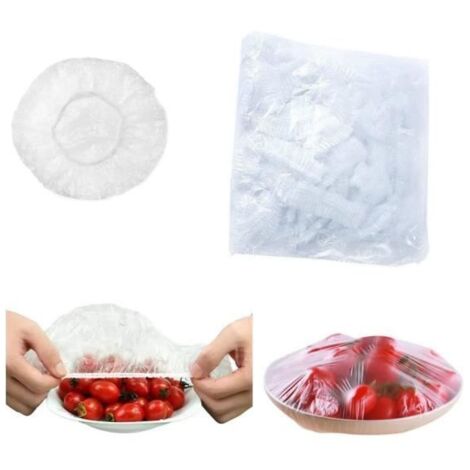 100pcs sac poubelle rétractable, sac poubelle, réfrigérateur PE sac poubelle de cuisine pour les résidus, fruits, prévention de la