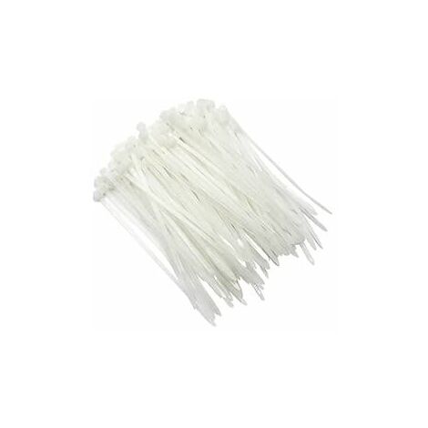 100pcs Tie Wraps (100 x 2.5 mm) White - S0820