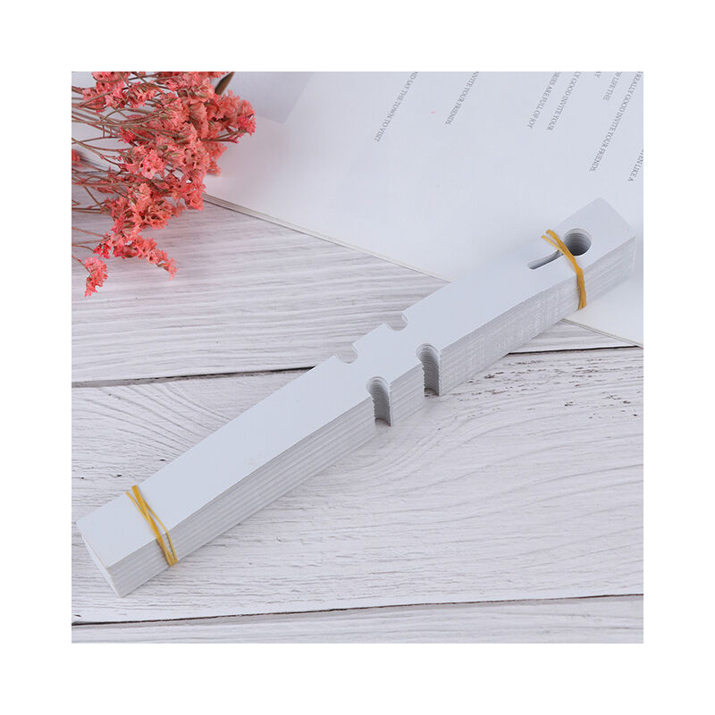 100Pcs tinta unita durevole albero ornamento